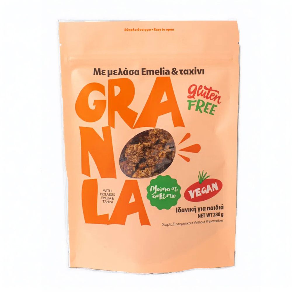Granola με ταχίνι & μελάσα - Emelia Fine Foods