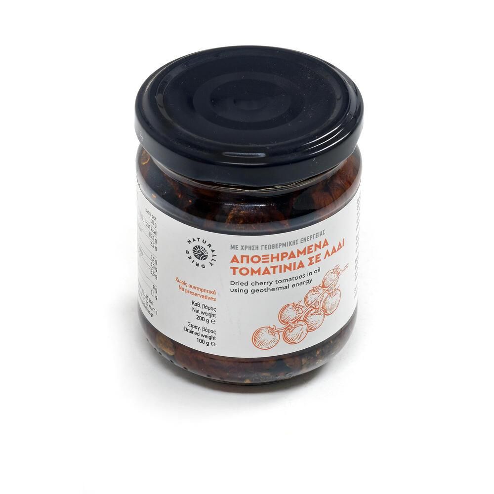 Αποξηραμένα ντοματίνια – Γεωθερμική Ελλάς