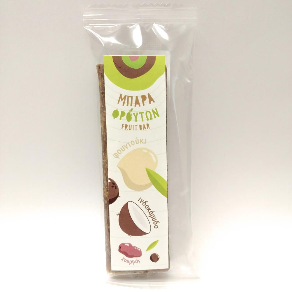 Μπάρα Φρούτων φουντούκι, ινδοκάρυδο, χουρμάς - Από Καρδιάς