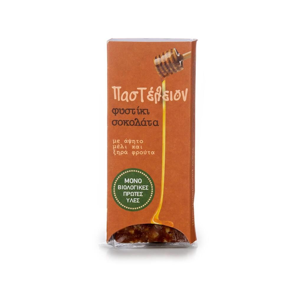 Μπάρα Φυστίκι & Σοκολάτα Bio - Παστέλειον