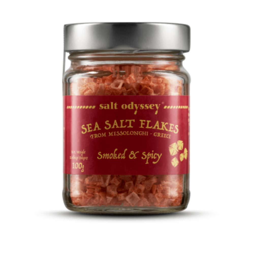 Νιφάδες θαλασσινού αλατιού καπνιστές και πικάντικες- Salt Odyssey
