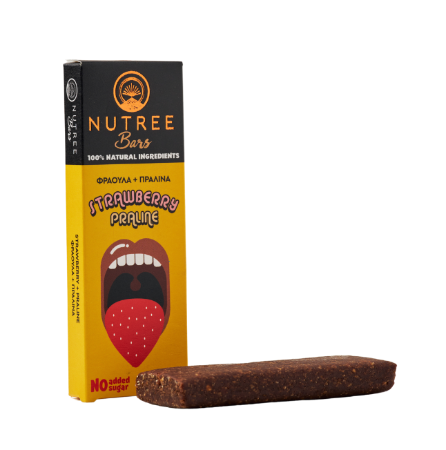 ΜΠΑΡΑ STRAWBERRY PRALINE - NUTREE