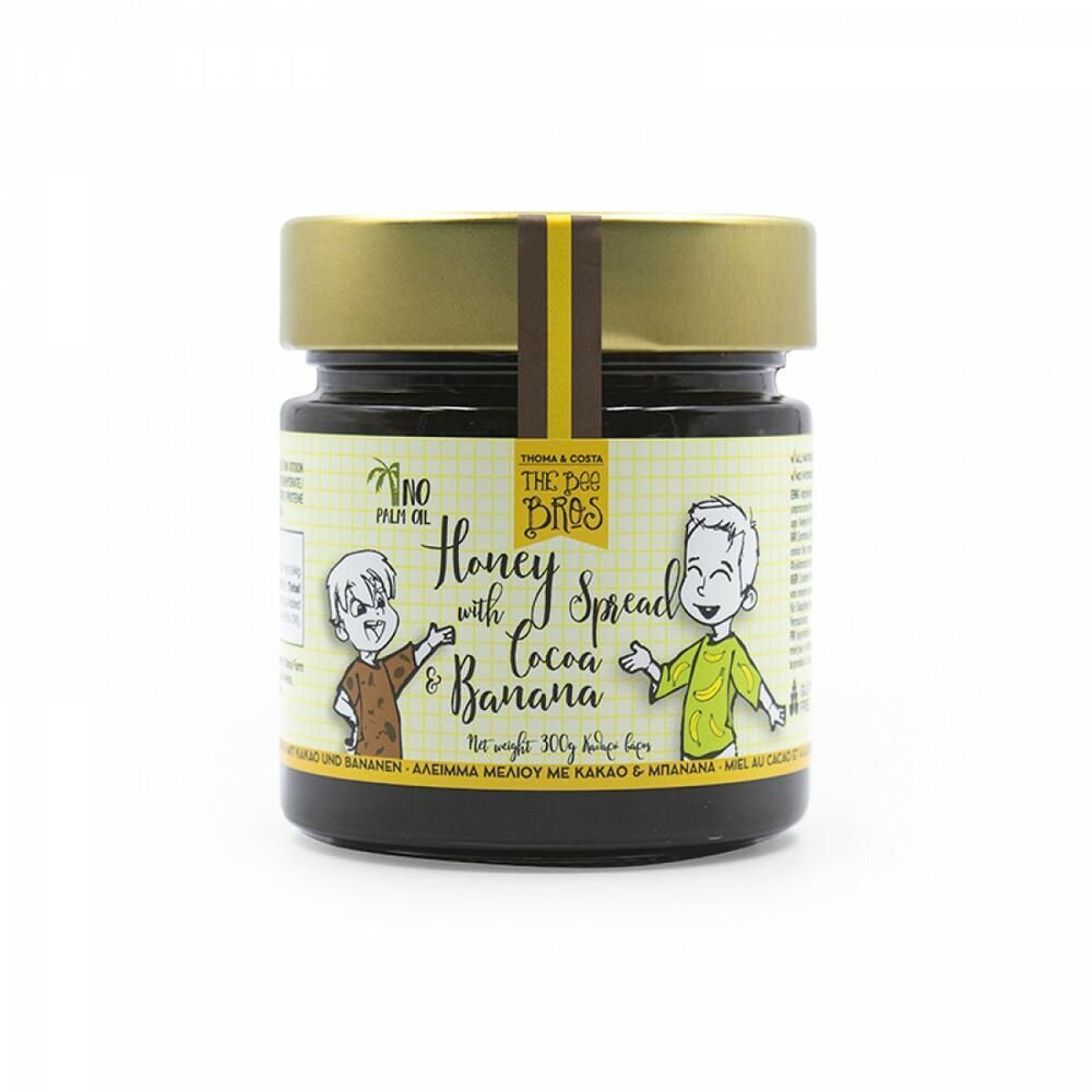 Κρέμα μελιού με κακάο και μπανάνα - The Bee Bros