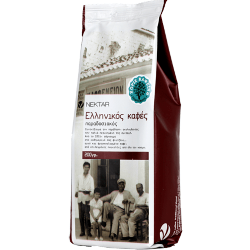 Καφές Ελληνικός Ντεκαφεϊνέ - Νέκταρ