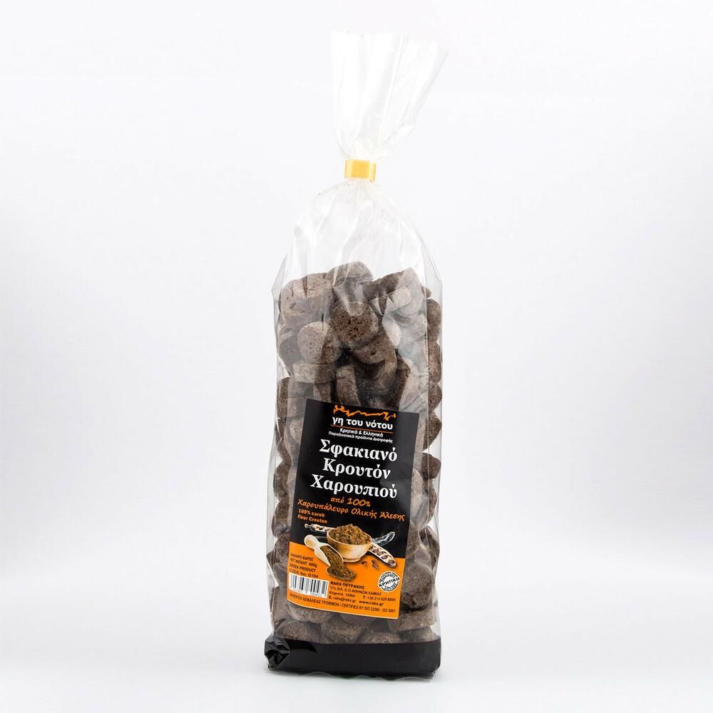 Σφακιανό κρουτόν χαρουπιού – Γη του Νότου